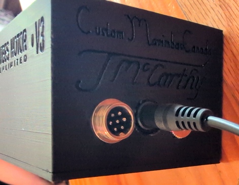 V3 control box with new accessory jack installed