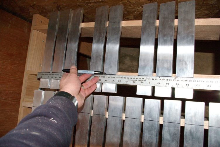 Frame built just enough to map the bars